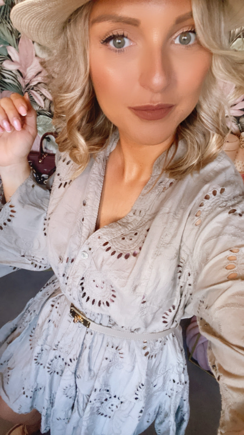 Taupe dress