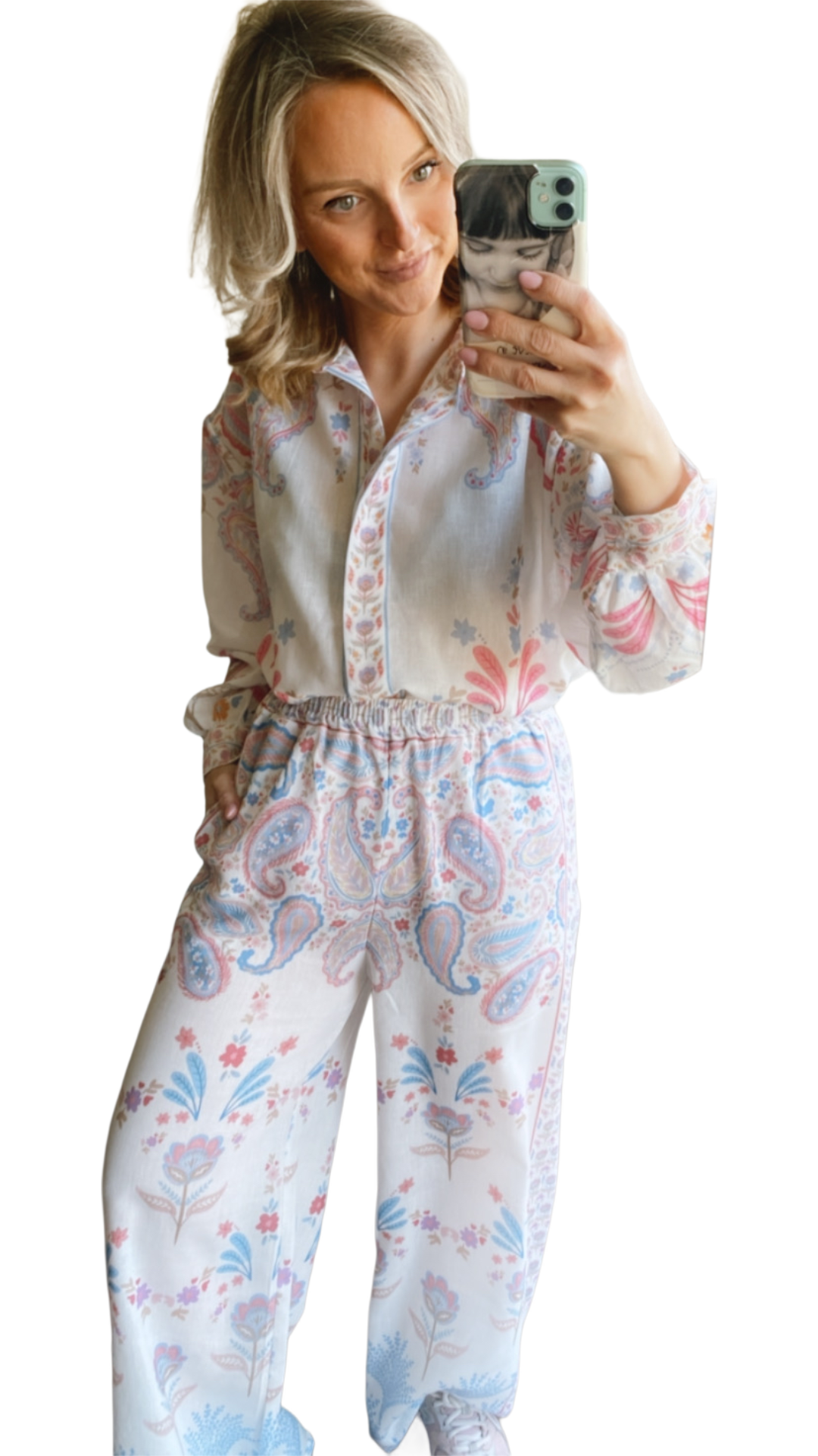Geprint broek