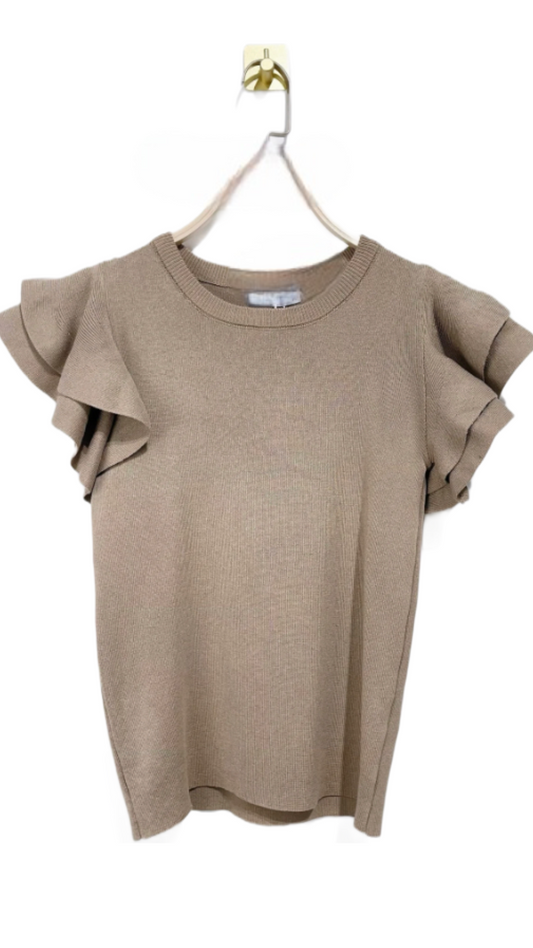 Taupe top