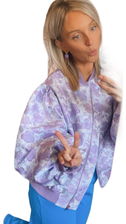 Bomber Lila jacket