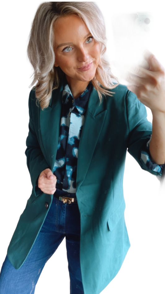 Green blazer