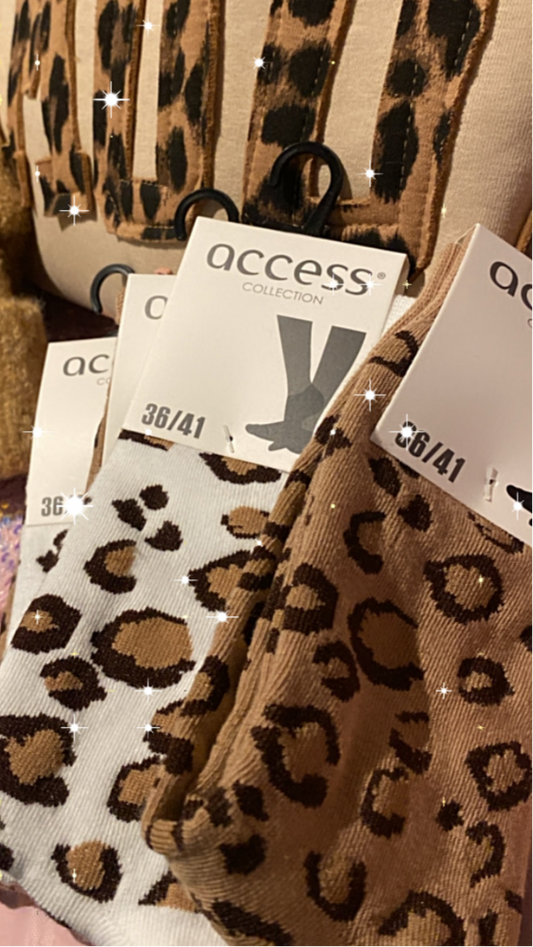 Leopard sokken