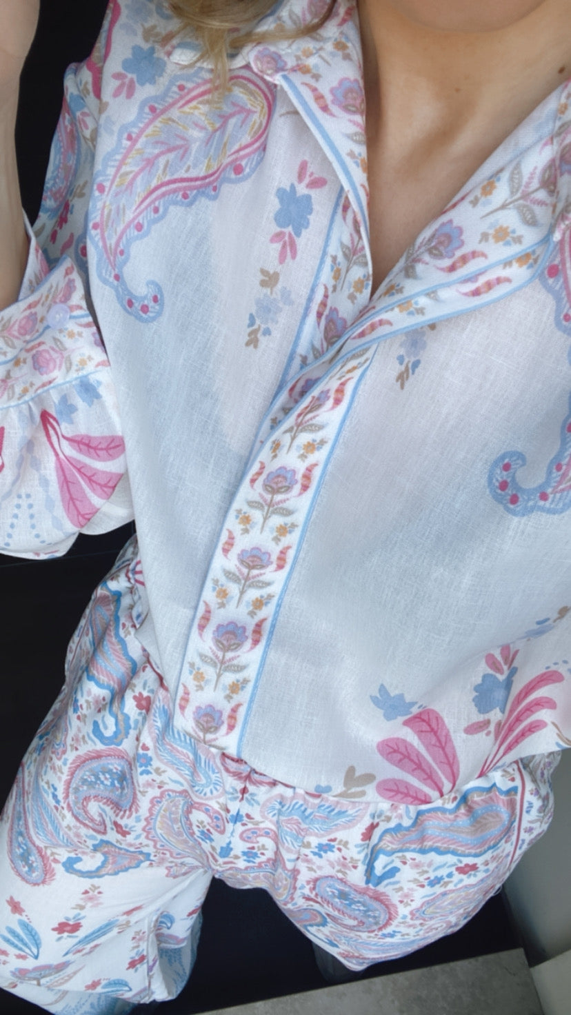 Geprint broek
