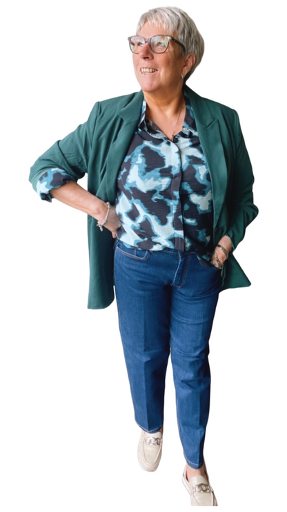 Green blazer