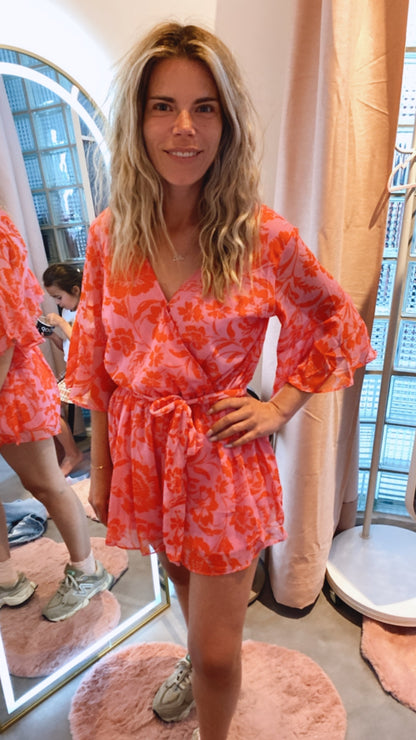 Fleurige jumpsuit